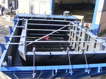Angled Culverts Steel Moulds For Concrete
